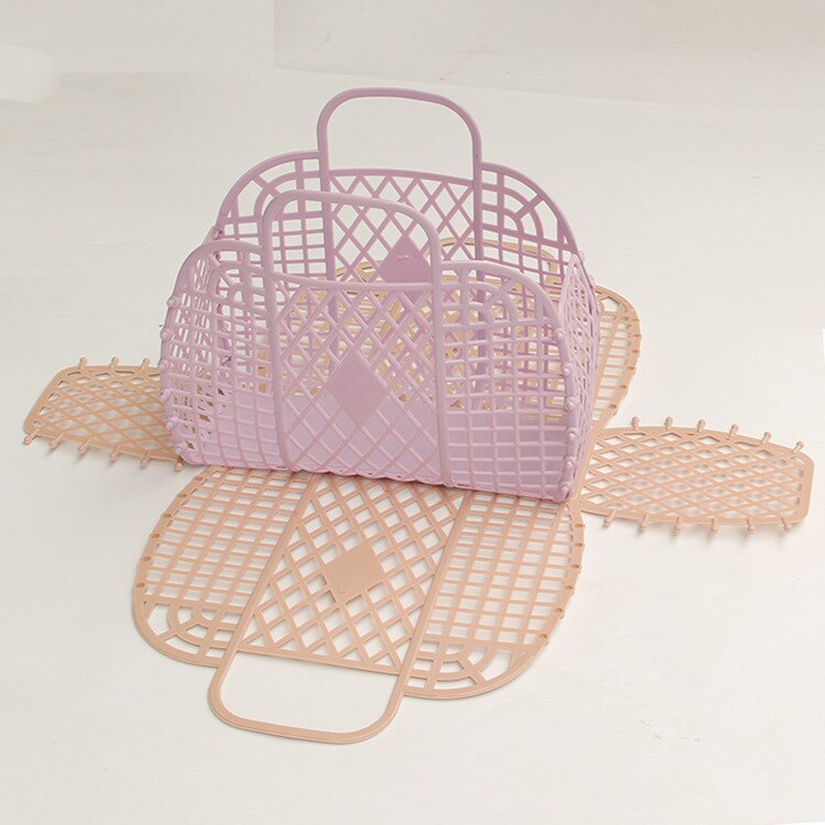 Di plastica portatile vasca da bagno cestino vario di plastica di lavaggio cesto morbido cestino