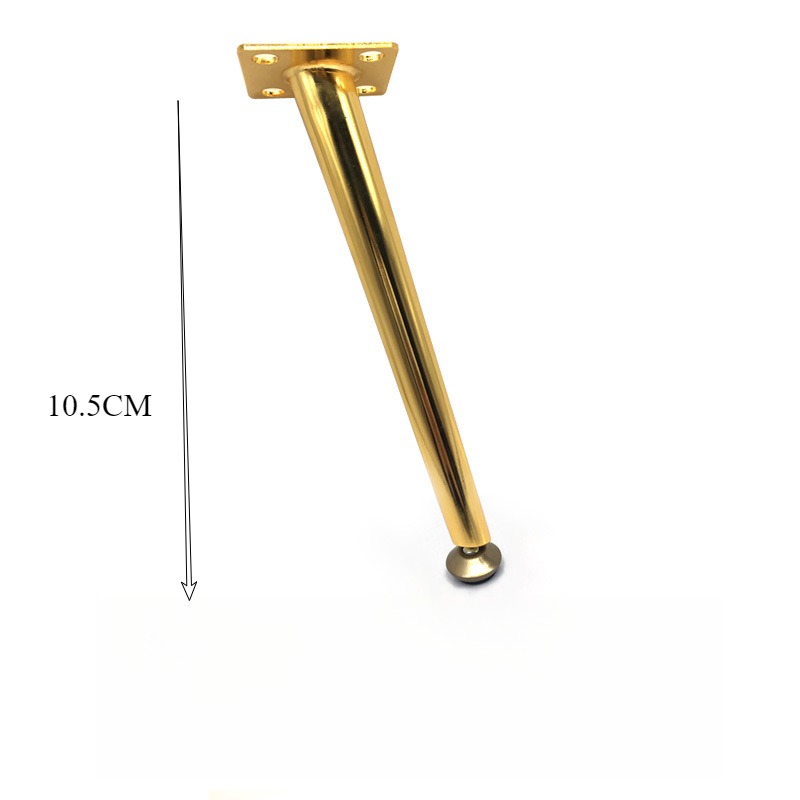 4Pcs/Set Furniture legs Adjustable Gold Tapered Metal Feet for Table Sofa Cupboard Cabinet Stool Chair Feet Hardware Accessories: army green