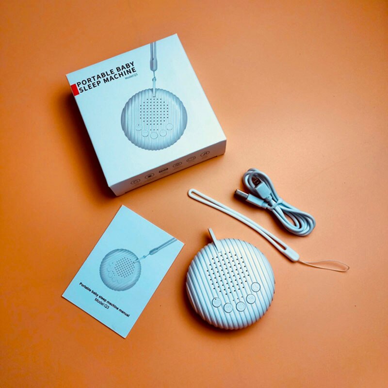 White Noise Machine baby sleep sound machine with 10 nature noise portable USB rechargeable Timed Shutdown for Sleeping &amp; Relax