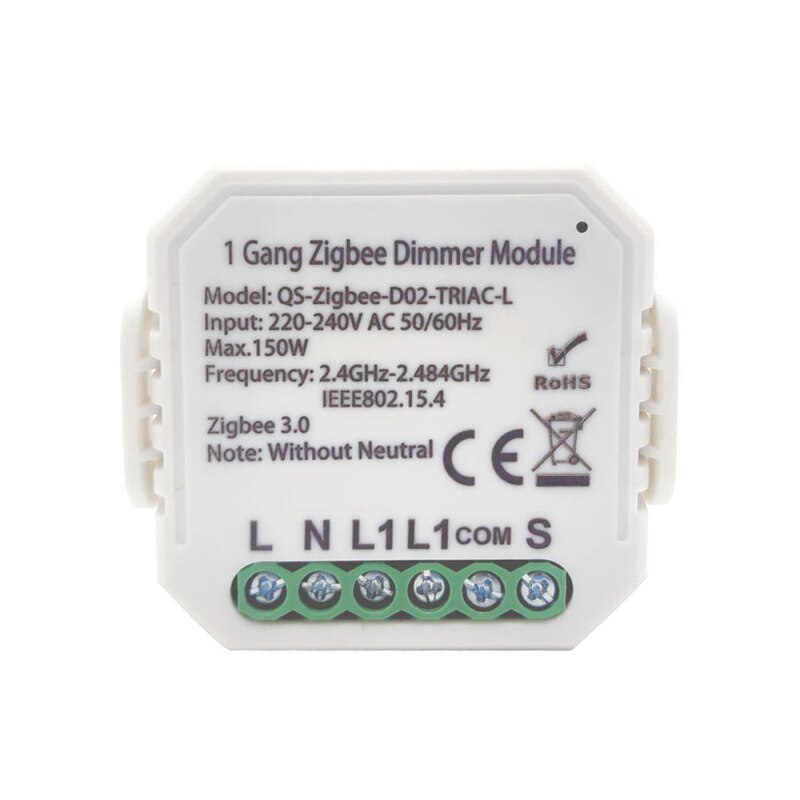 1 Tuya inteligente Dimmer interruptor relé Wifi de automatización de casa inteligente modulo de interruptor de atenuador de Control remoto Compatible con Alexa de Google: Tape1