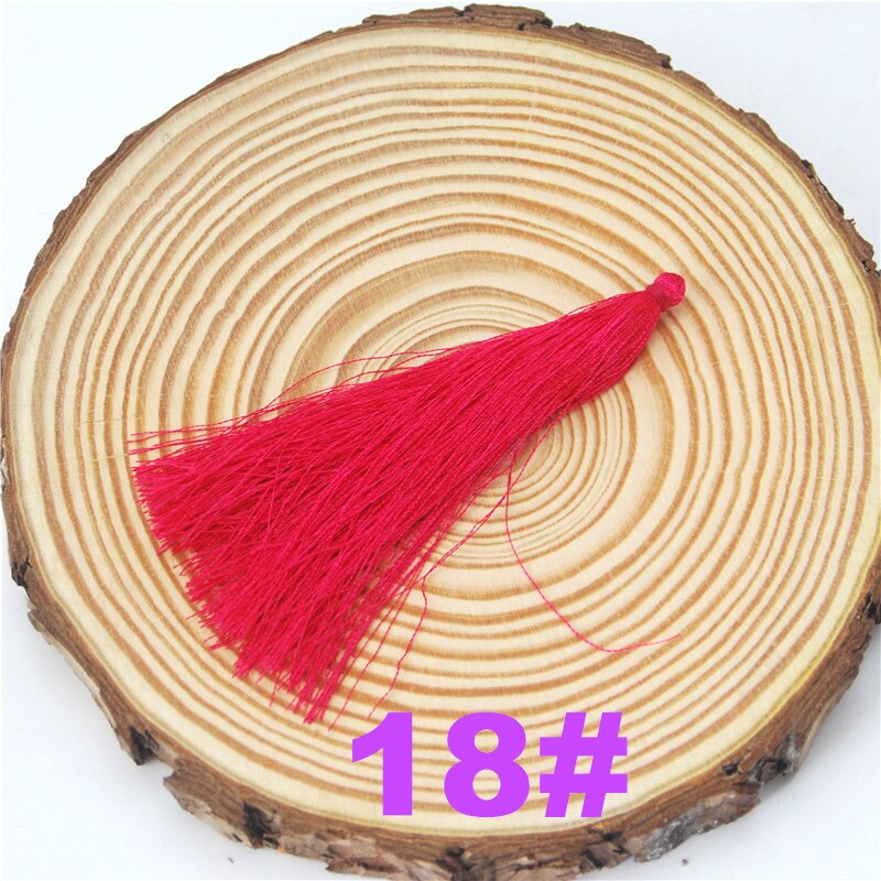 Rayon Silk Tassels DIY 50pcs 95mm Embellish Handmade Jewelry Findings Supplies For Curtain Earrings Accessories Fringe LS011: 18