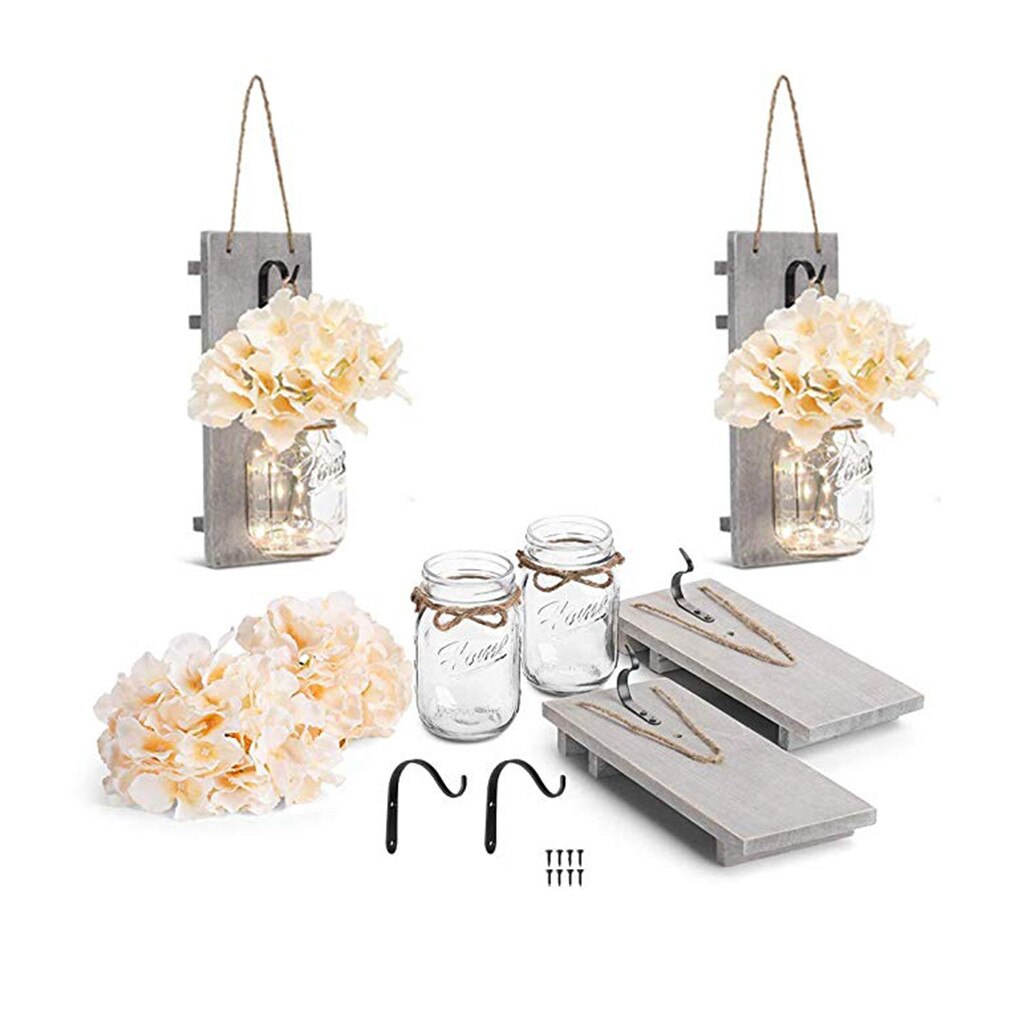 10pcs Black Iron Wall Light Hook Bracket Wind Chimes Garden Hanging Basket Planter Lantern Flower Pot Home Decoration