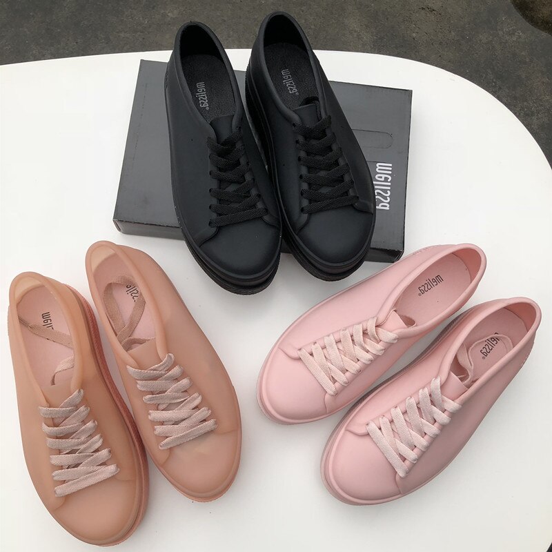 Chaussures pour femmes plate-forme bouche peu profonde décontracté femme baskets bout rond chaussures plates sabots nouvelle robe loisirs tissu solide en plastique