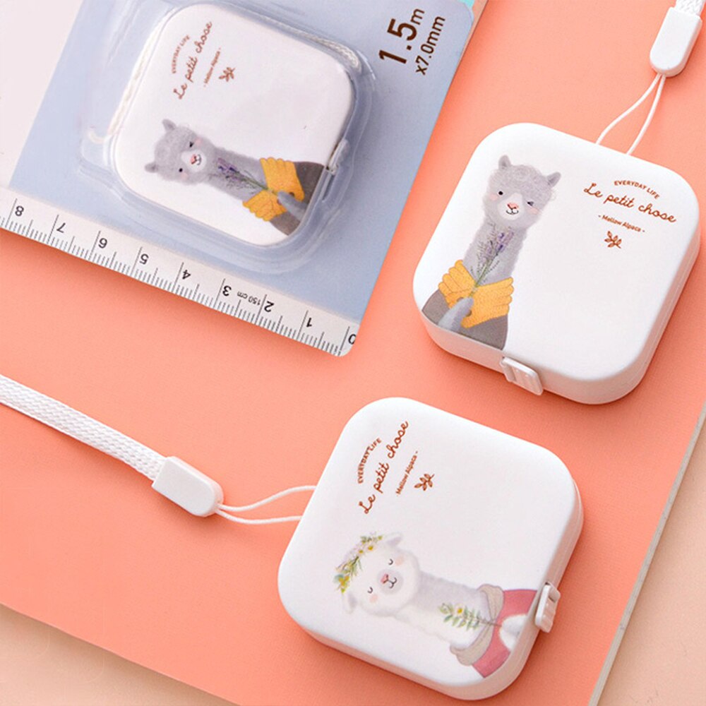 150cm Tape Measure Portable Retractable Ruler Children Height Ruler Centimeter Inch Roll Tape Girls Leather Ruler