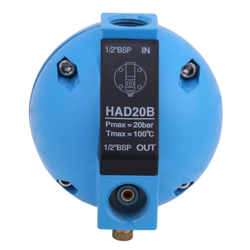 1pc HAD20B Automatic Float Drain Valve Condensate Mechanical Round Float Drain Valve 1/2BSP 400L/H 20Bar good