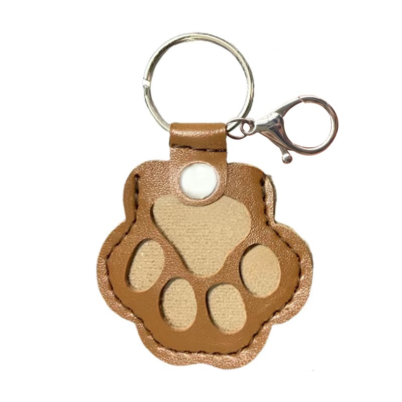 Caja de almacenamiento de pelo de perro, cápsula de recuerdo conmemorativo de pelo de cachorro, contenedor de piel de perro para mascota, llavero de cápsula transparente, recuerdos: Rojo