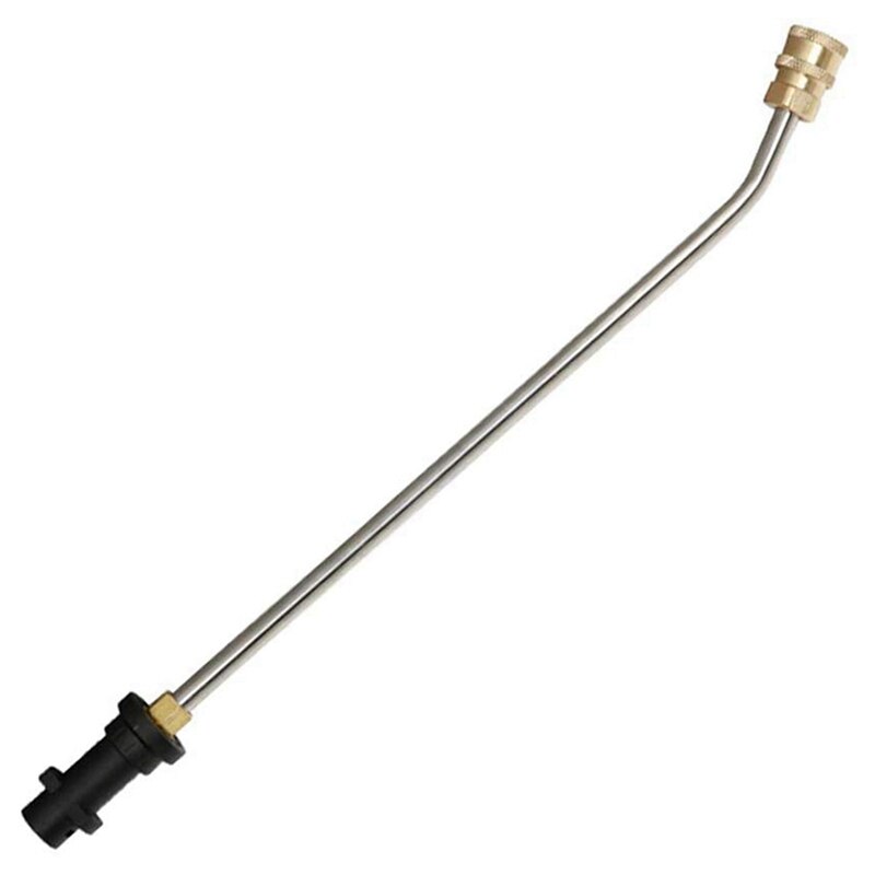2x Gutter Cleaner Attachment for High Pressure Washer Gutter Cleaner Rod 90 Degree Curved Rod & 30 Degree Curved Rod