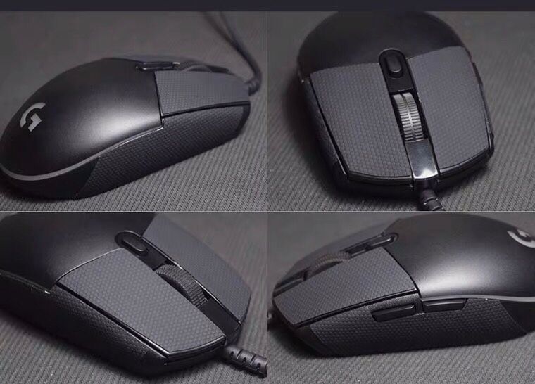 Voor Logitech G203 G305 G304 Muis Anti-Slip Tape Elastieken Verfijnd Side Grips Zweet Slip Pads/Anti Zweet plakken
