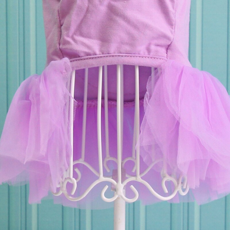 Cute Sweet Princess Wedding Dog Dresses for Small Dogs Veil Dress Dog Clothes for Chihuahua Girl Puppy Apparel Fairy Dress