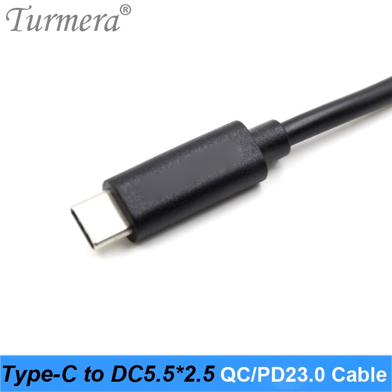 Déclencheur PD QC3.0 20V pour alimentation PD type-c à cc 5.5*2.5mm câble pour batterie externe de charge à TS100 fer à souder et ordinateur portable