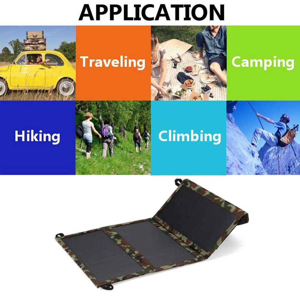 Sunpower 25W Solar Charging Panel Mobile Phone Charging Panel Solar Pack Outdoor Folding 25W Solar Charging Panel