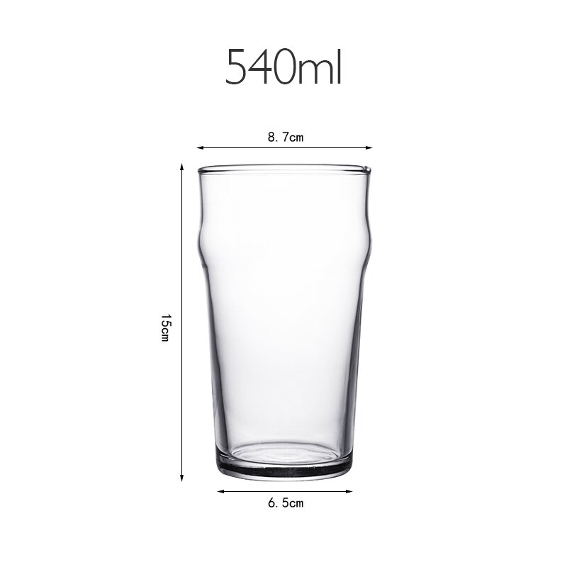 Bierpullen wijnbekers koele drank high beer glazen vers sap cola cocktail whiskyglas: Duidelijk 540ml