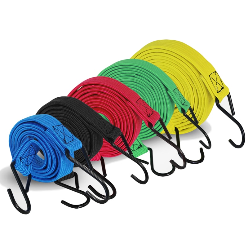 Fiets Bagageband - Elastisch Koord met Haak - Fietsonderdelen voor Mountainbikes & Motoren