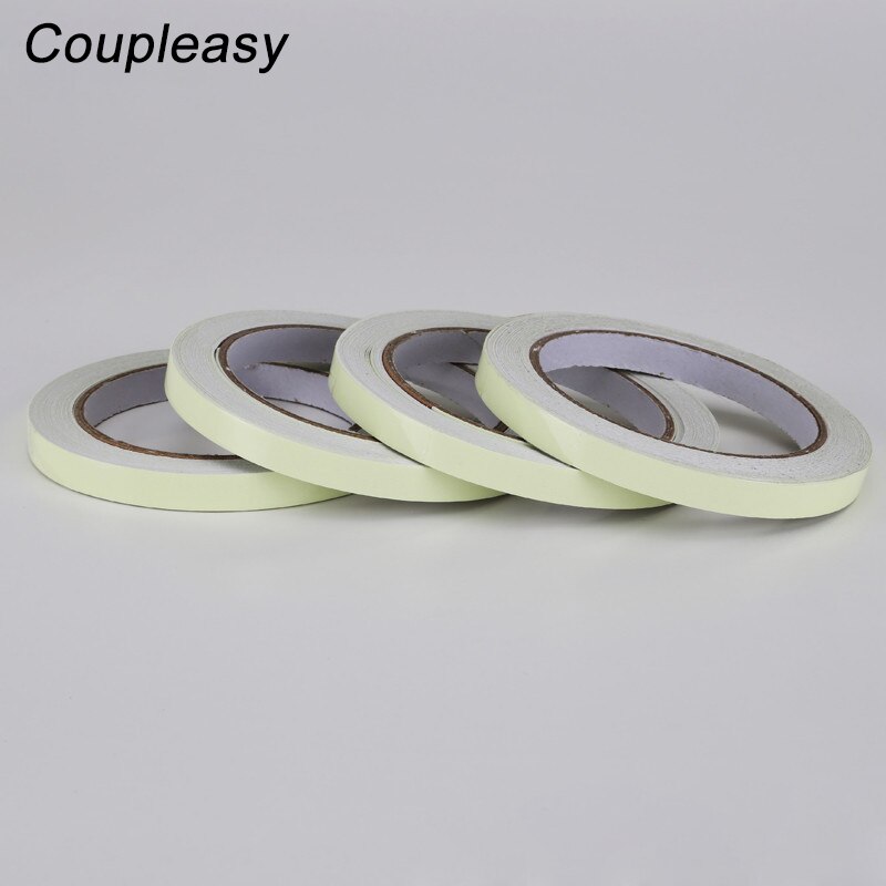 5 Stks/partij 9 Maten Zelfklevende Lichtgevende Tape Strip Glow In The Dark Green Home Decor Gebruikt Op Beton vloeren Traptreden Risers