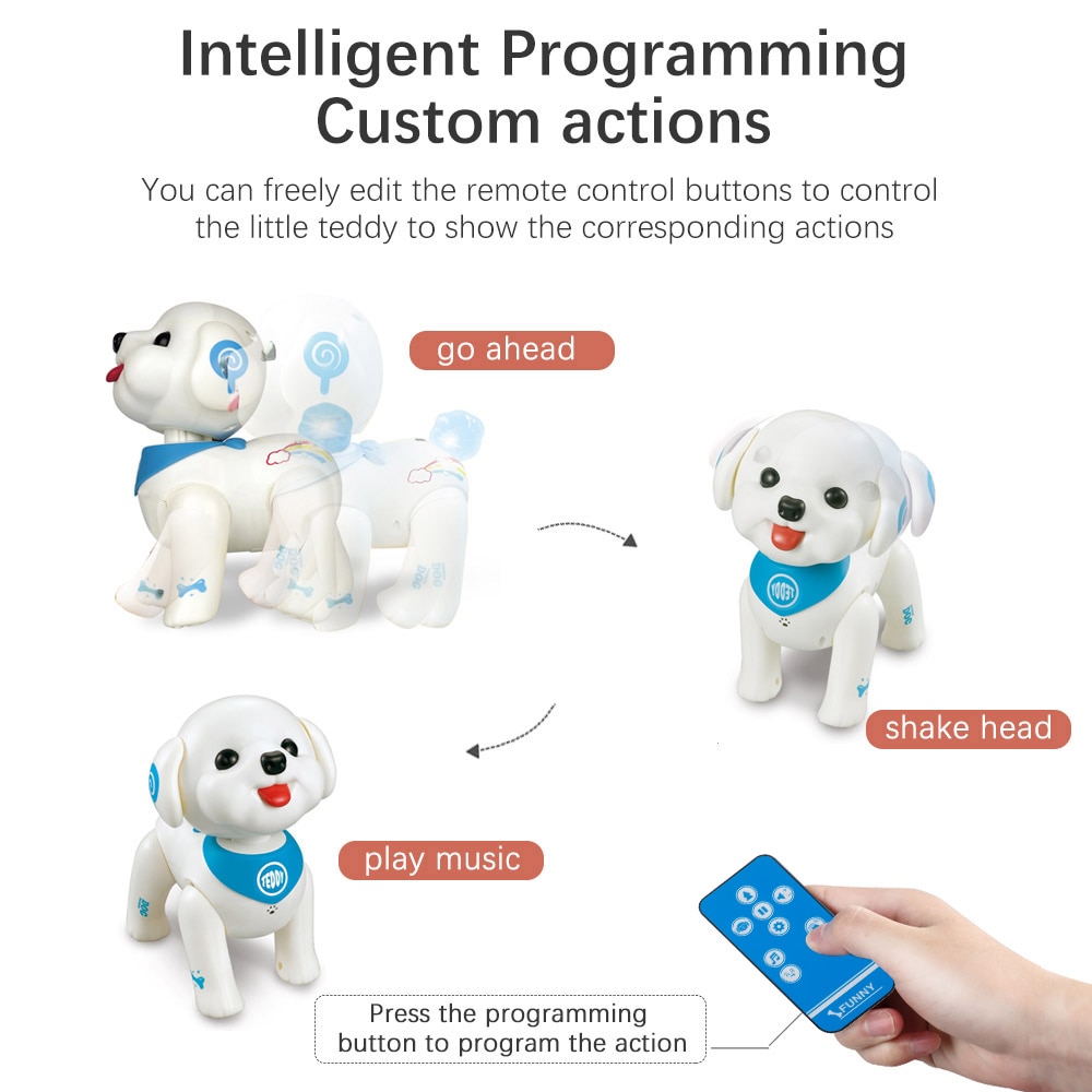 RC Robot chien électronique jouet pour animaux de  – Grandado