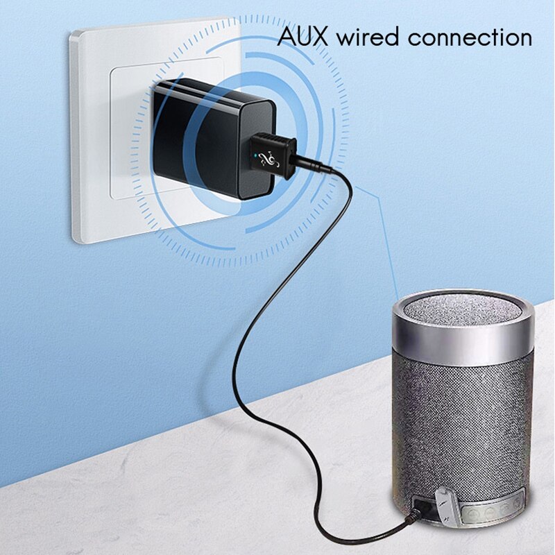 Mini Auto Bluetooth Adapter 3.5Aux Bluetooth Ontvanger Stereo Call Usb Bluetooth Ontvanger Dual Output