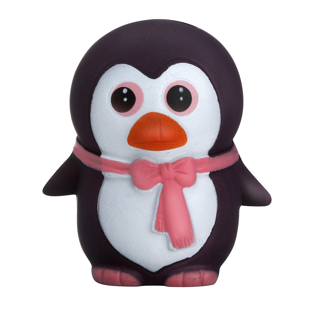 Thermal Heat Induction Temperature Color Change Squishies Penguin jumbo cute Slow Rising Kawaii Squish Toy for Kids Squeeze toy