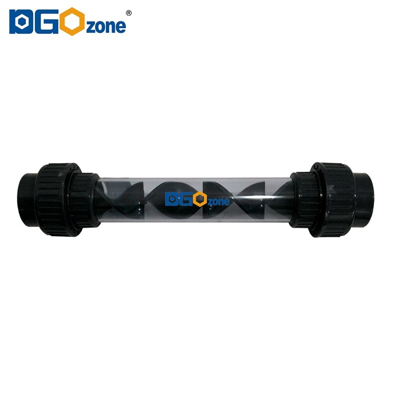 FREIES 1/2 "und 3/4" UPVC Statische Mischer mischen ausrügestochen Kunststoff Hohe Effizienz Ozon Mischen Ausrügestochen DGOzone
