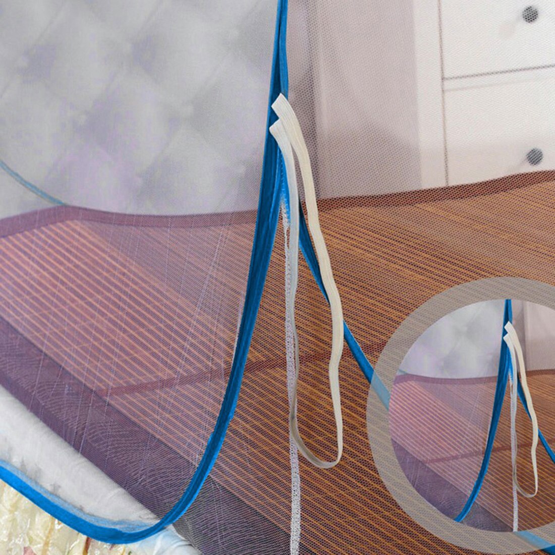 Foldable Mosquito Net Double Door Magic Mosquito Nets Summer Mosquito Netting Camping Travel Anti-insect Bed Tent Breathable