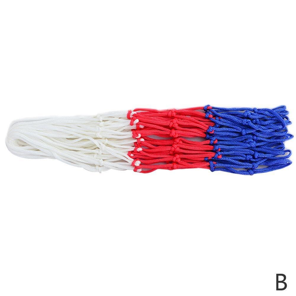 Basketball Rim Mesh Net Durable Basketball Net Heavy rims Mesh Goal Nylon Hoop Fits standard Duty basketball Net Rim A8G5: B