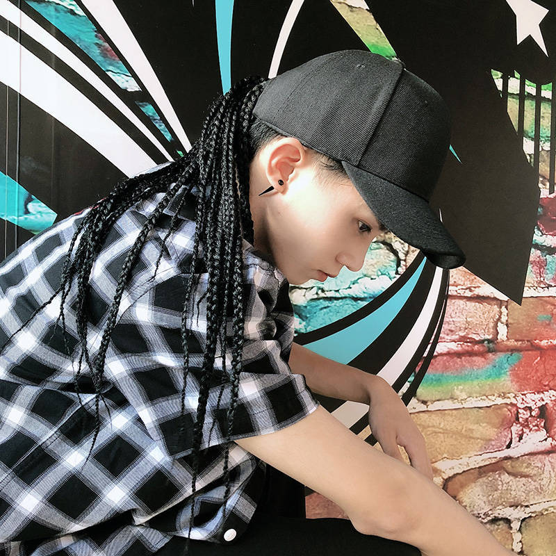 Hat with Dreadlocks Funny Hat with Wig Hairpiece for Girls Boys Fashionable Hats LL@17