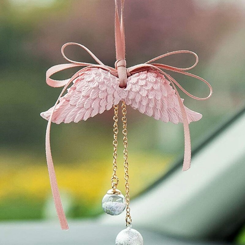 Ornement Rétroviseur Logo OM Aum Noir - Pendenti Voiture Yoga, Acier Chromé, Clip