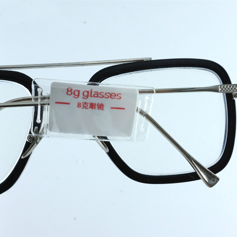 500pcs Glasses Frame Price Label Tags Cover Plastic Hang Tag Sleeve Pouch for Eyeglasses Eyewear Sunglasses