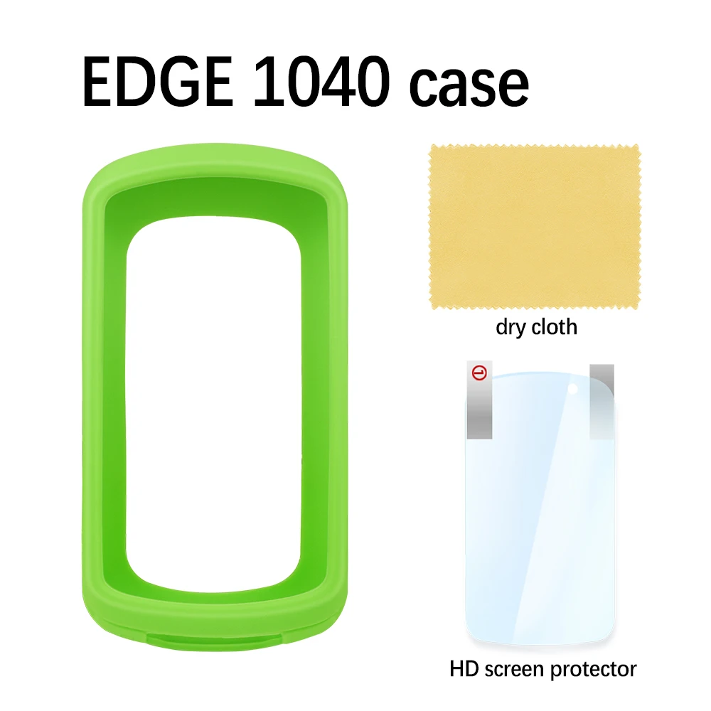 Garmin Edge 1040 Beschermhoes Zachte Siliconen Hoes Gps Fiets Fiets Computer Bescherming Schermfolie: Bordeaux