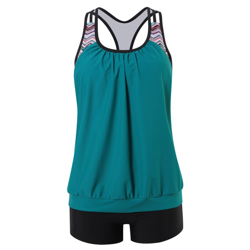 Zomer Grote Badpakken Plus Size Tankini Sets Vrouwelijke Badmode Strand Dragen Twee Stuk Badpak Sport Zwembad Vrouwen Zwemmen suits