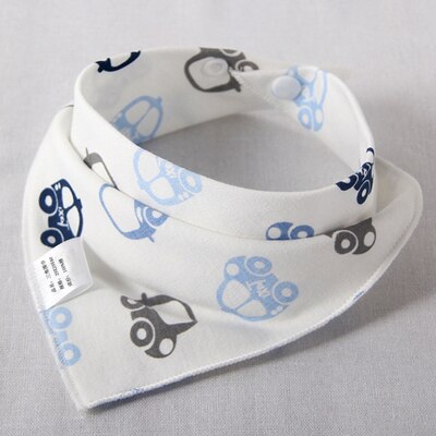 Slabbers Burp Doek Beby Bib Bandana Eten Voeden Doeken Waterdicht Driehoek Katoen Cartoon Print Baby Sjaal Baby Accessoires: 50