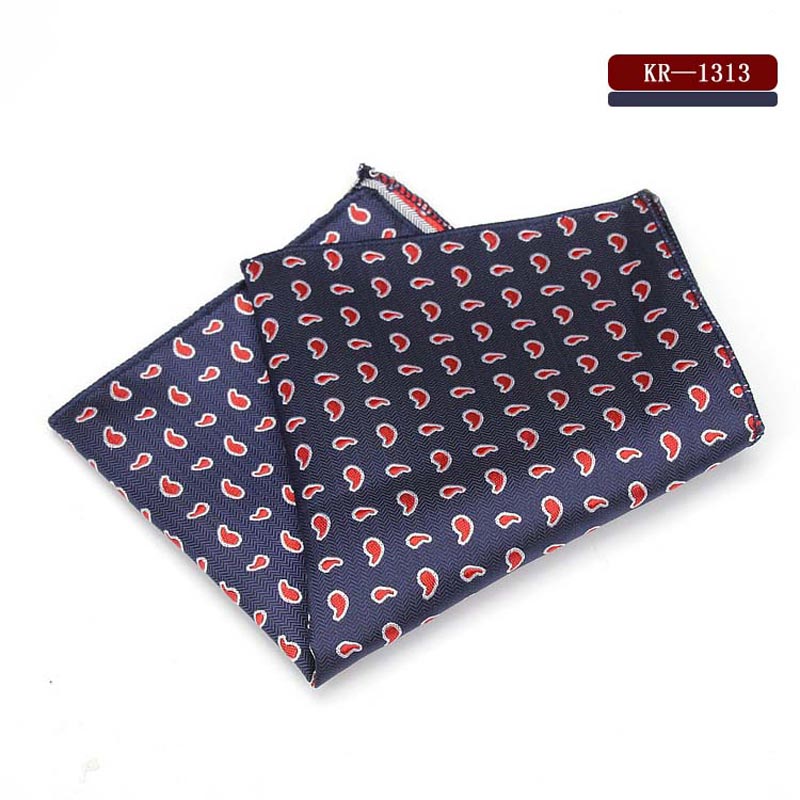 Yishline heren polyester zijden zakdoek paisley pochet bruidegom gala bruiloft feest borst handdoek zakdoeken accessoires: Kr1313