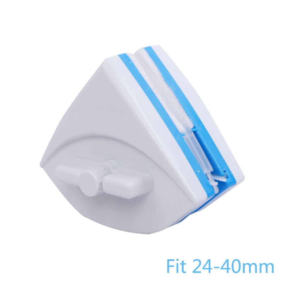 Long Handle Magnetic Window Wiper Glass Cleaner Tool Double Side Squeegee Telescopic rod rotating Household Cleaning Tool Surfac: 24-40MM
