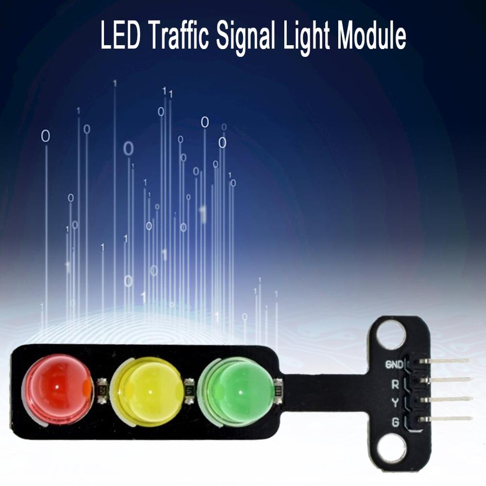 Anpwoo Led Creatieve Traffic Light Emitting Module 5V Digitale Signaal Gewone Helderheid 3 Licht Aparte Controle