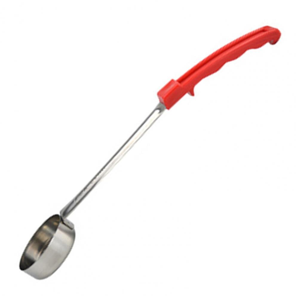 Durable Excellent Soup Ladle Pizza Sauce Portion Spoon Stainless Steel Pizza Sauce Ladle Eco-friendly for Home: Red