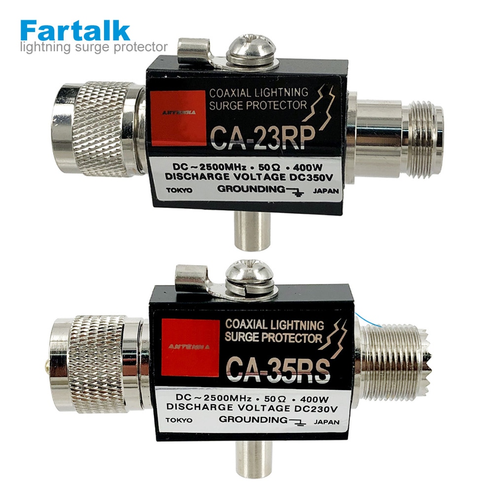 Antenna light arrester Surge Protector N Male to N Female Coaxial CA-23RP Connector