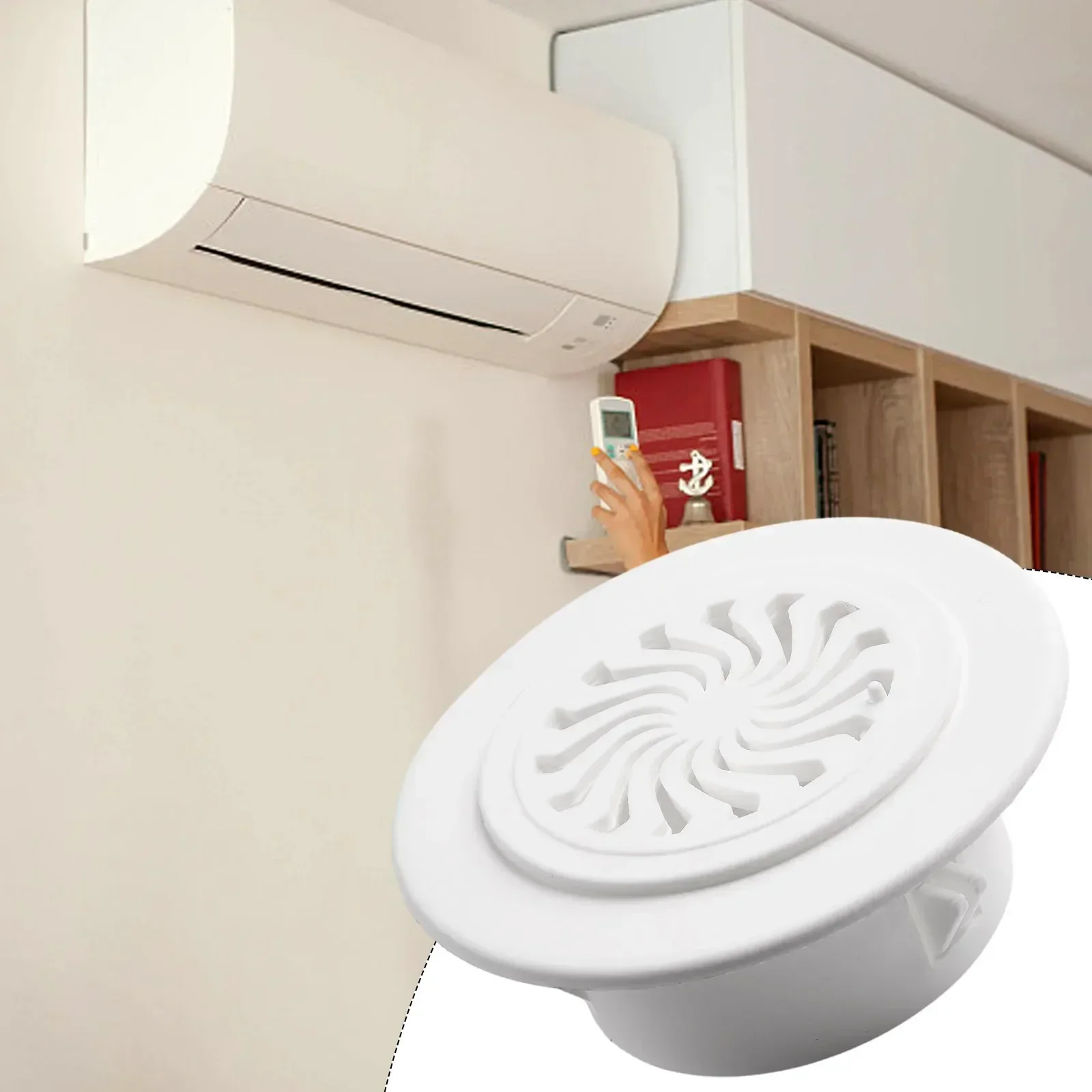 Plastskydd ventilationsgaller vägghål dekorera korrosionsbeständiga skydd luftkonditioneringshål dekorativt skydd 40-100mm