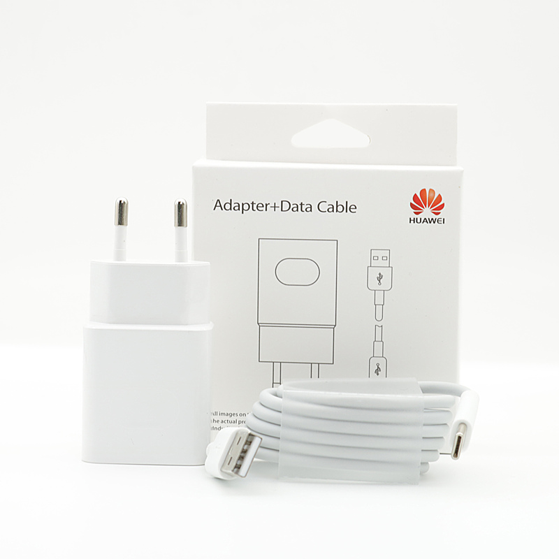 Huawei 9V2A Eu/Us Fast Charger QC2.0 Quick Fast Charge Adapter Type C/Micro Usb Kabel Voor Mate 7 8 10Lite P8 9 10Lite Honor 8: With Package / EUx Type C Cable