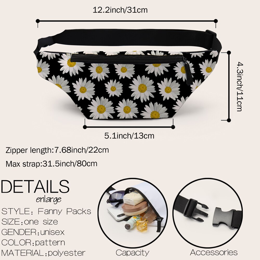 Deanfun Neue Fanny Pack Frauen Tasche Tasche Taille Tasche Männer Kreuz Körper Tasche 18023