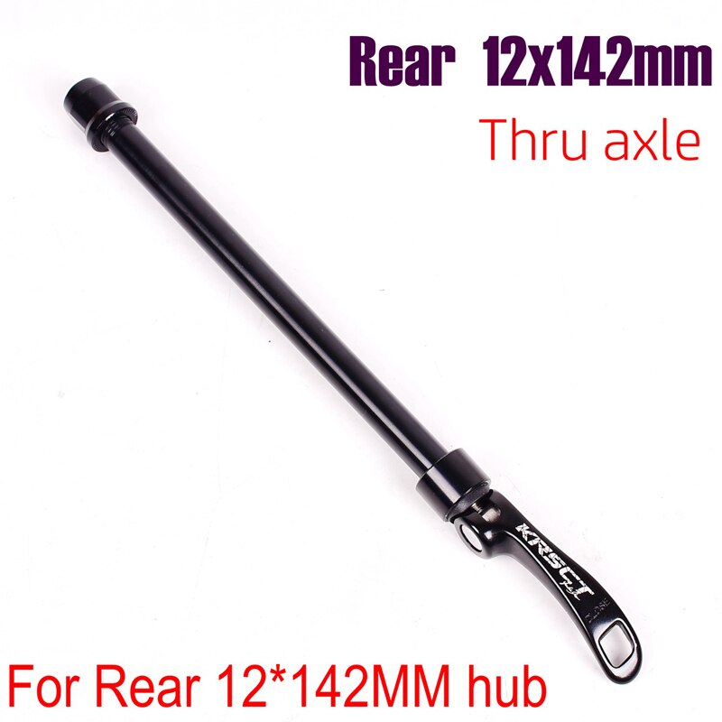 Sykkel sykkel tønne aksel hjulnav quick release qr front bakaksel spyd 115g rød svart titanium legering sykkel spyd: Default Title
