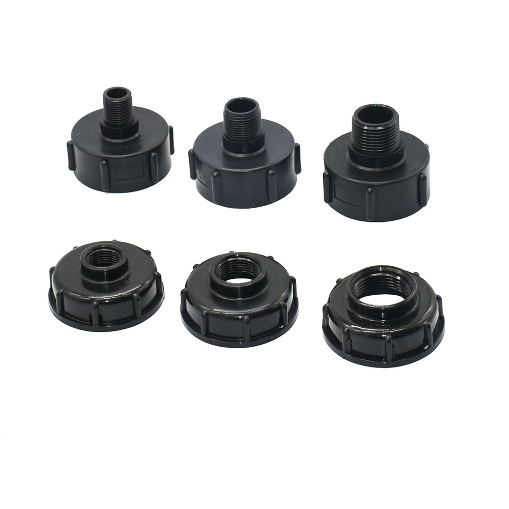 IBC Tank Adapter S60 x 1/2" 3/4' 1" 1.5 2" 63/75/80/100mm Thread Connector Ton Barrel Connect 1000 Liter IBC Tank Fitting
