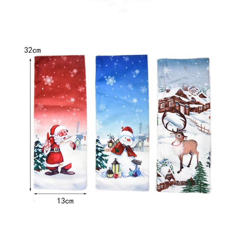 Wine Bottle Decoration Bag Christmas Decoration Old Man Doll Wine Bottle Cover Christmas Decorations Santa Claus