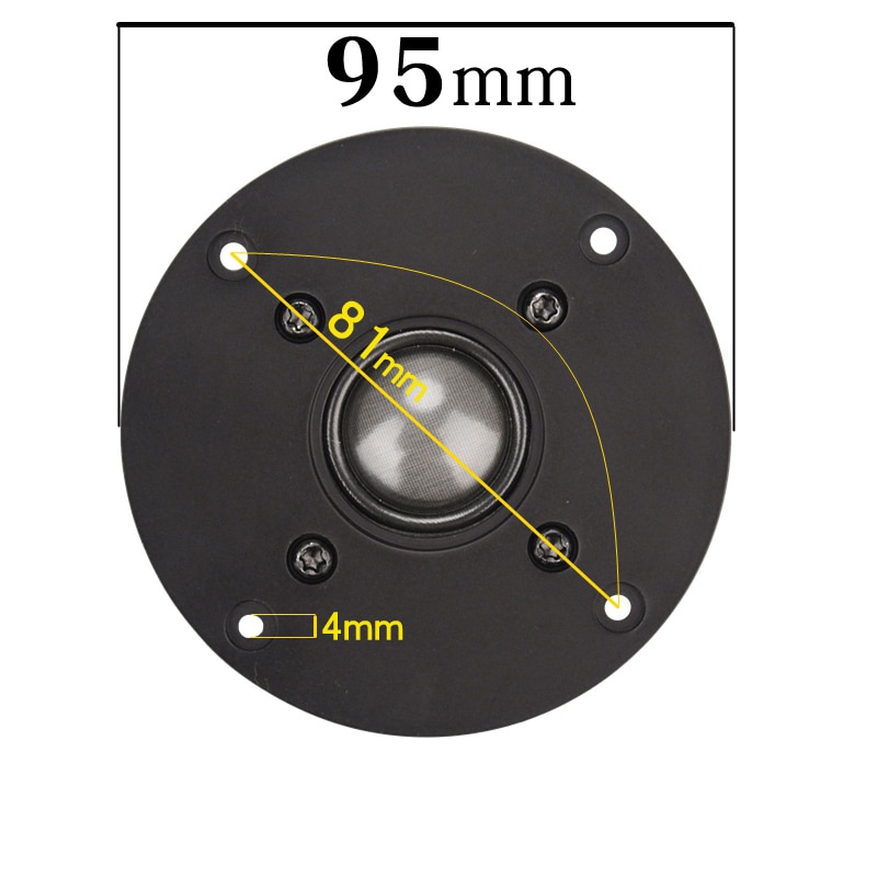 Hifidiy in Diretta 3 4 Pollici Unità di Altoparlante Tweeter Al Neodimio Forte Magnete di Seta Membrana 6OHM30W Atreble Altoparlante NE95/100/ 104/110/116