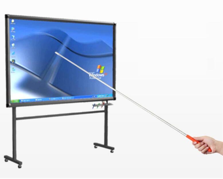 Professionele Touch Whiteboard Pen Vilt Hoofd 1 Meter Rvs Telescopische Pointer