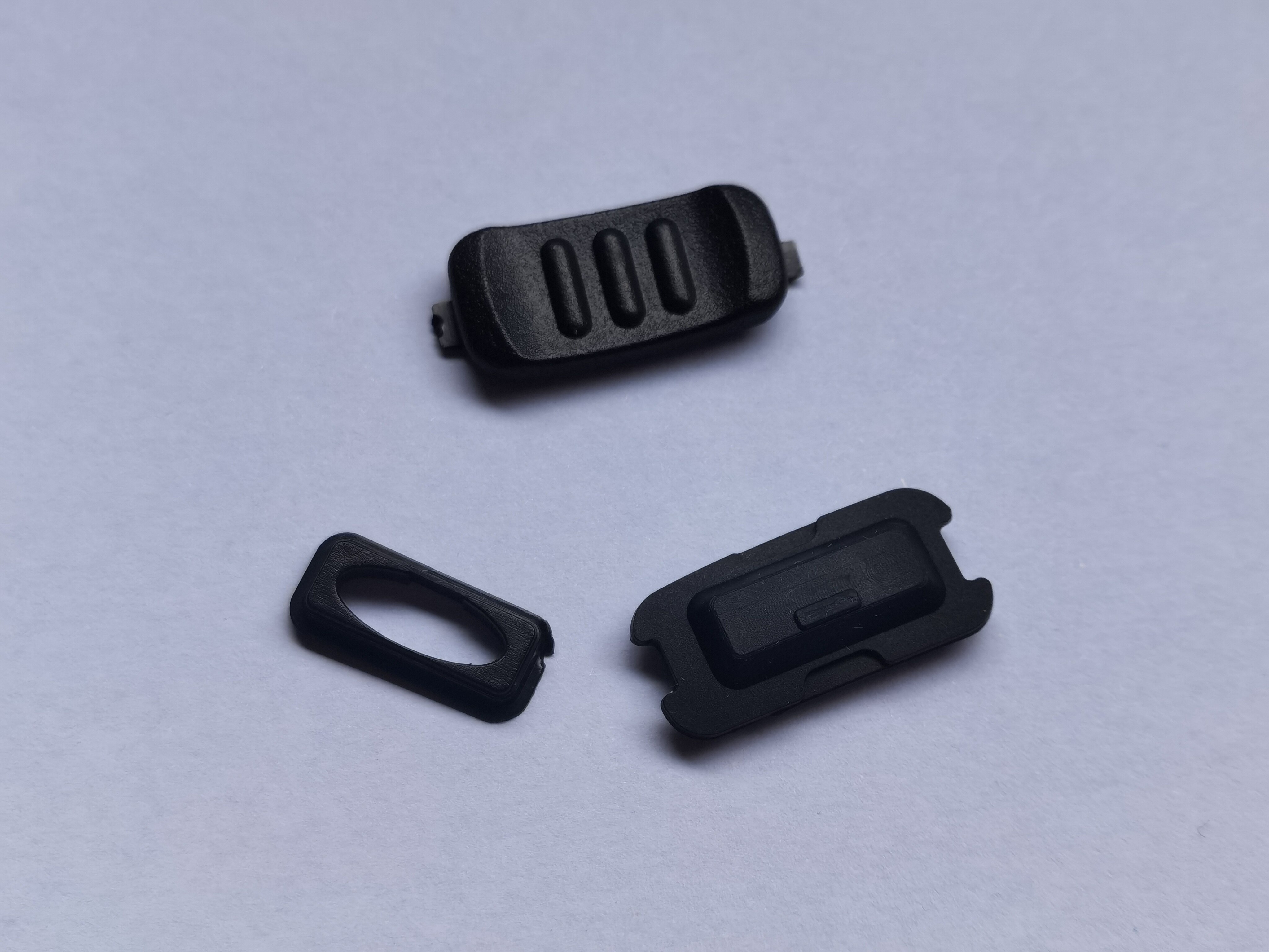 1 Sets Hard &Soft Rubber Side Button PTT For Vertex Standard VX228 VX231 VX351 VX354 Radio Walkie Talkie Accessories