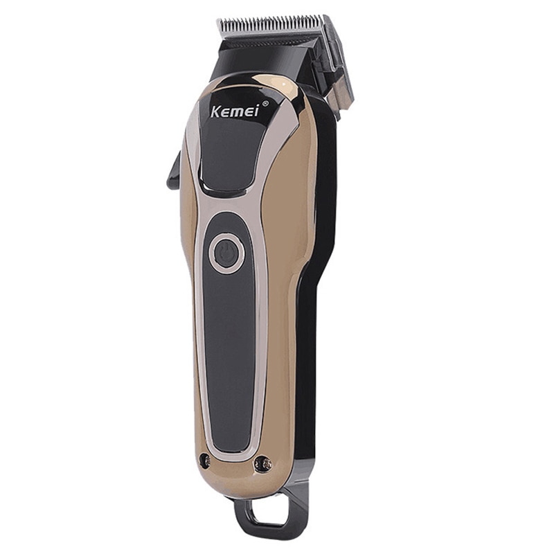 Kemei Km-1990 100-240V Rechargeable Hair Trimmer Hair Clipper Hair Shaving Machine Hair Cutting Beard Electric Ra
