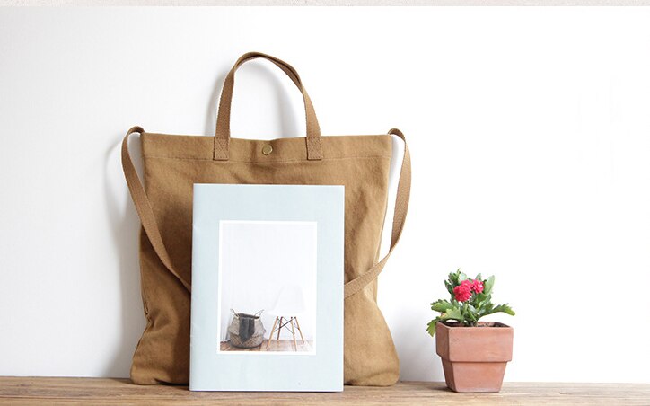 Casual Canvas Draagtas Vrouwen Leisure Stof Messenger Bag Vrouwelijke Eenvoudig Draagbare Top-Handvat Schoudertas tas