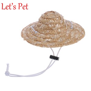 Sombrero de Estilo Hawaiano para mascotas, Sombrero para perros y gatos, accesorios para exteriores para mascotas pequeñas, accesorios para senderismo, productos para mascotas, gorros pequeños y grandes para perros: S