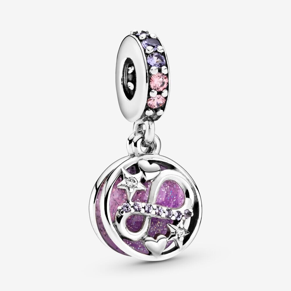 925 Sterling Silver Charms Colorful Beads Fit Original 3mm Bracelets DIY Jewelry Making For Women: CMS1552
