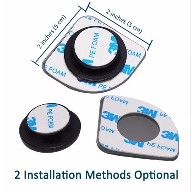 2 pçs/lote novo 360 graus espelho retrovisor do carro grande-angular redondo lente convexa espelho retrovisor espelho de estacionamento capa chuva peças de automóvel