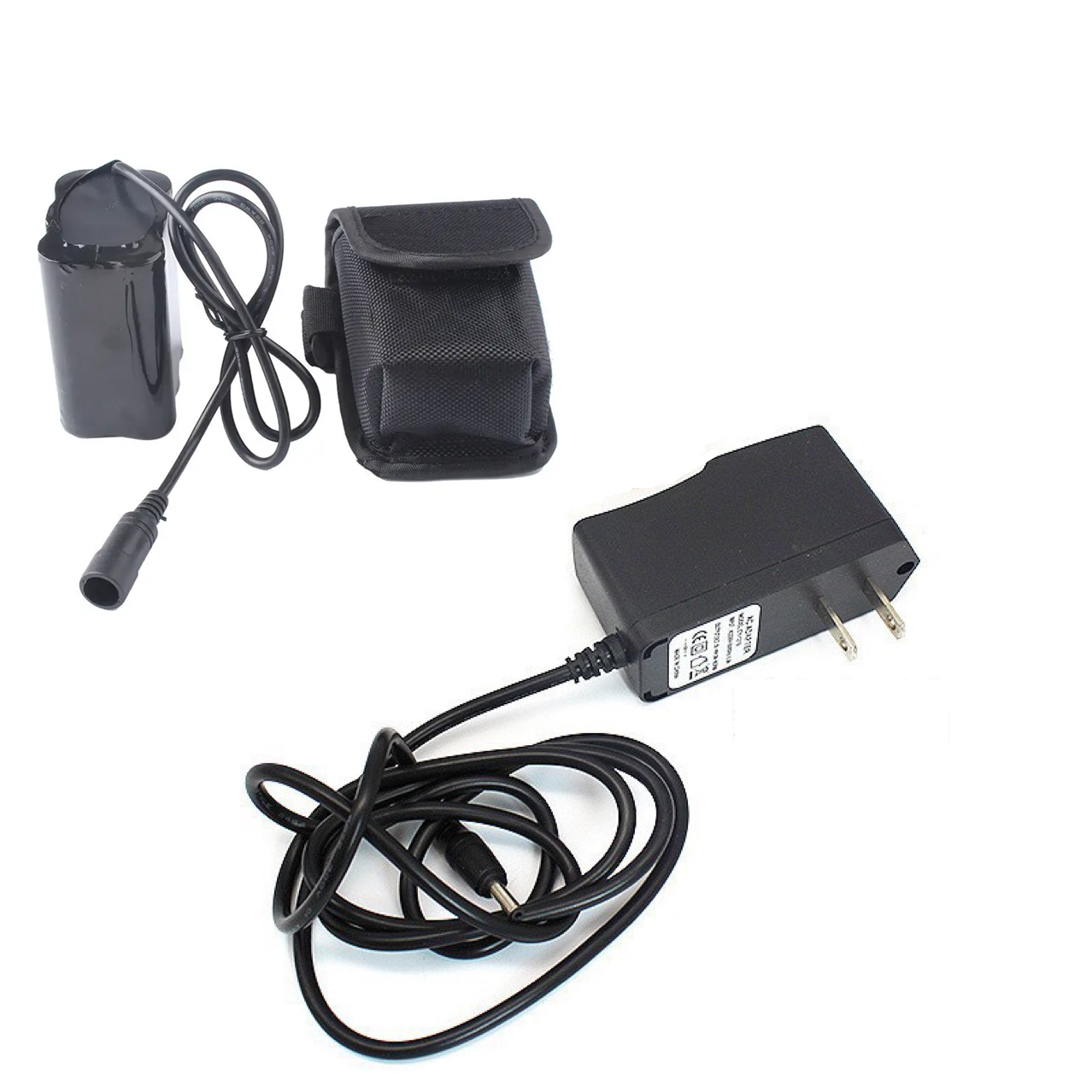 8.4V 12000mAh 6x18650 Rechargeable Battery Pack Real Capacity Li-ion battery for LED Light Headlamp Camping light Flashlight: Beige